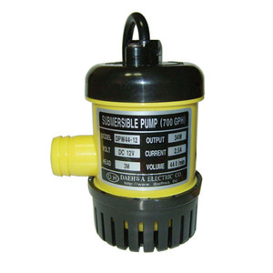 [대화전기]수중펌프 700GPH수동 DPW44-12 DC12/DPW44-24 DC24  배수펌프 식수펌프 요트용 배수펌프