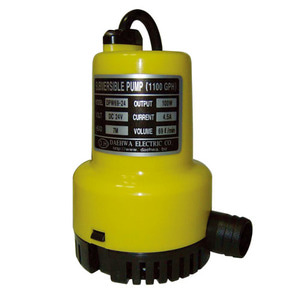 [대화전기]수중펌프1100GPH수동 DPW69-12 DC12/DPW69-24 DC24  식수펌프 오픈임펠라 캠핑카펌프