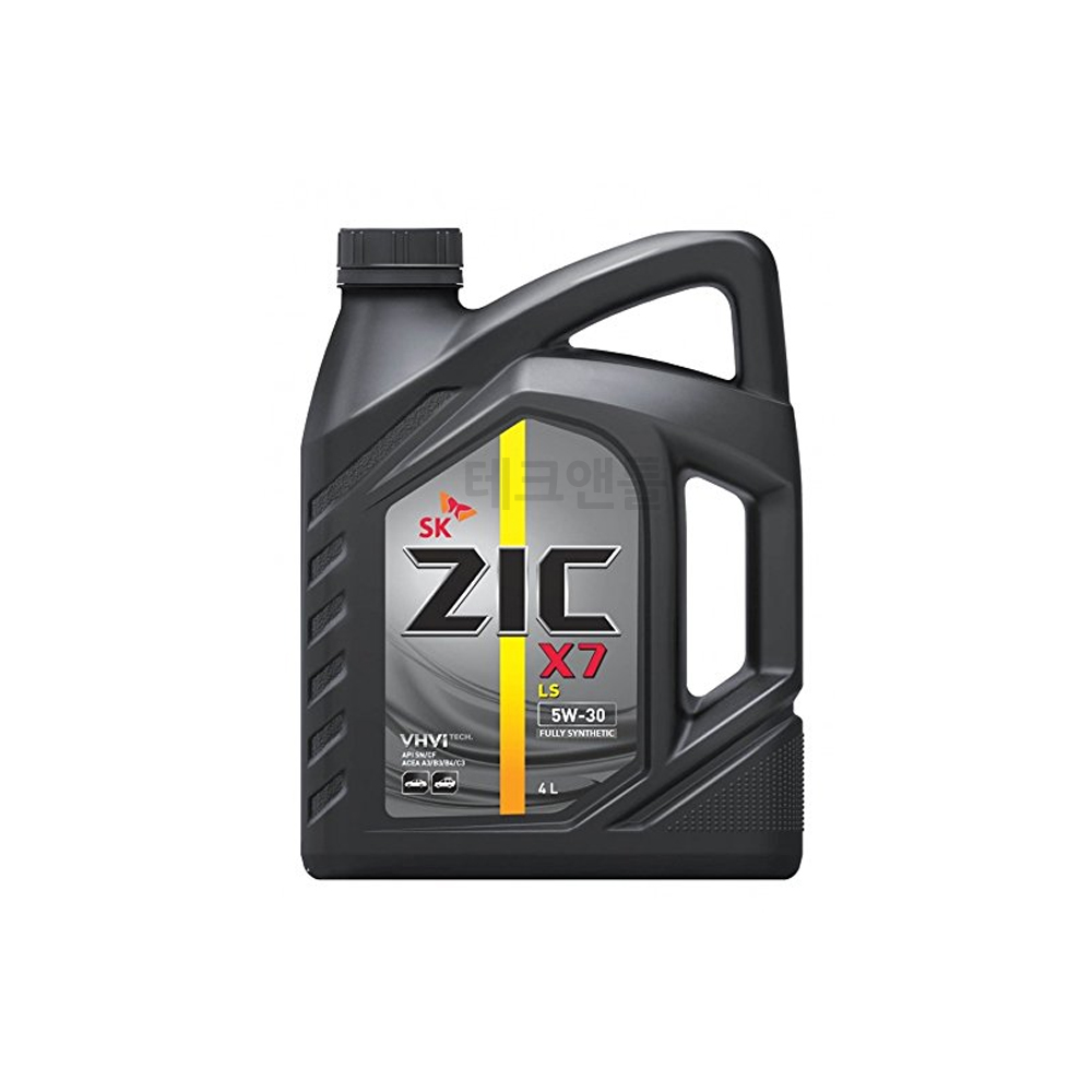 에스케이오일 ZIC-X7 4L 가솔린 엔진오일 가솔린 LPG 차량용